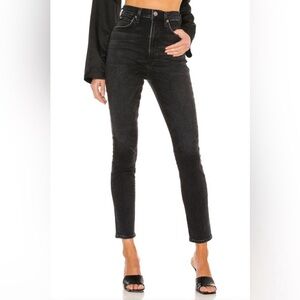AGOLDE‎ Pinch Waist Skinny in Hotline Black Size 29 Jeans